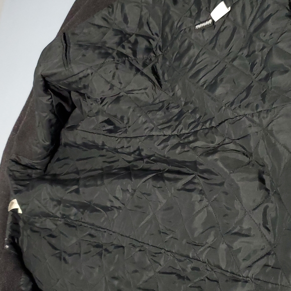 J Crew size Medium charcoal dock peacoat wool/cashmere blend with thinsulate - Picture 4 of 5